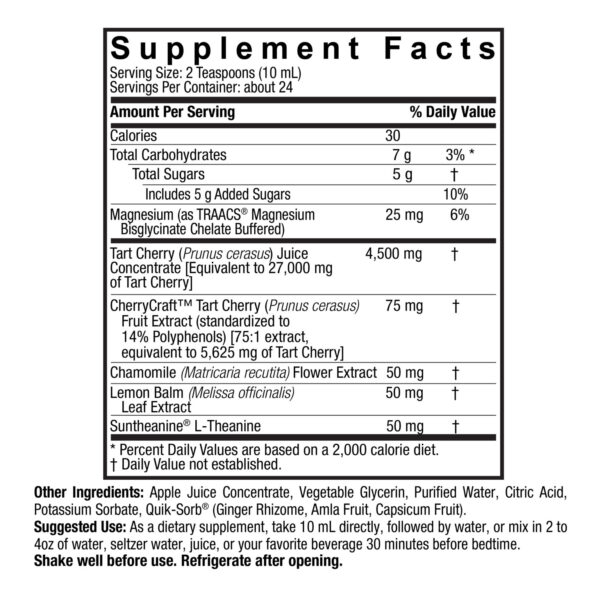 Liquid Tart Cherry 8oz Alcohol Free - Image 2