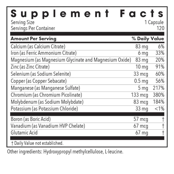MultiMin 120 vegcaps - Image 2