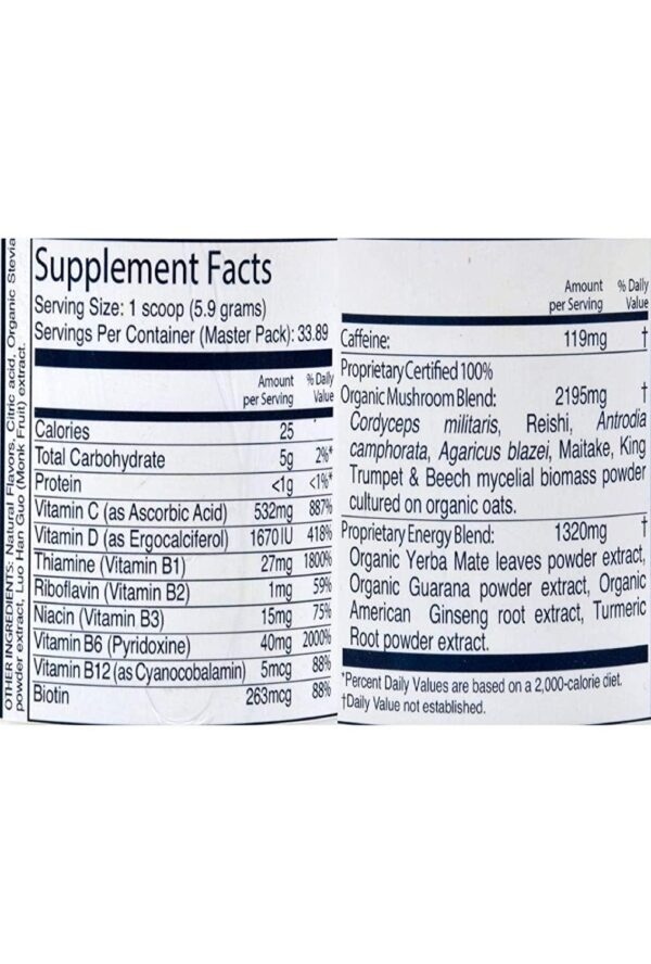 Energy+Citrus Orange Mushroom 200 g - Image 3