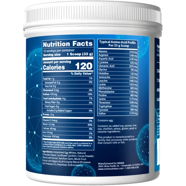 Egg White Protein - Chocolate - Image 3