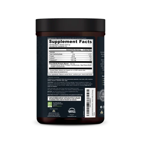 Bone Broth Protein - Vanilla - Image 8