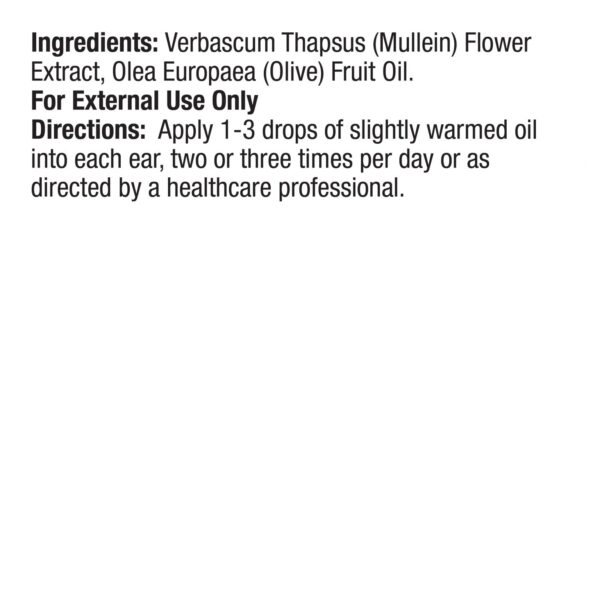 Mullein Flower Ear Oil 1oz - Image 2
