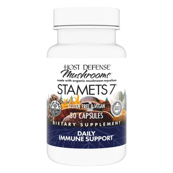 Stamets 7 Capsules 60 Veg Caps - Image 2