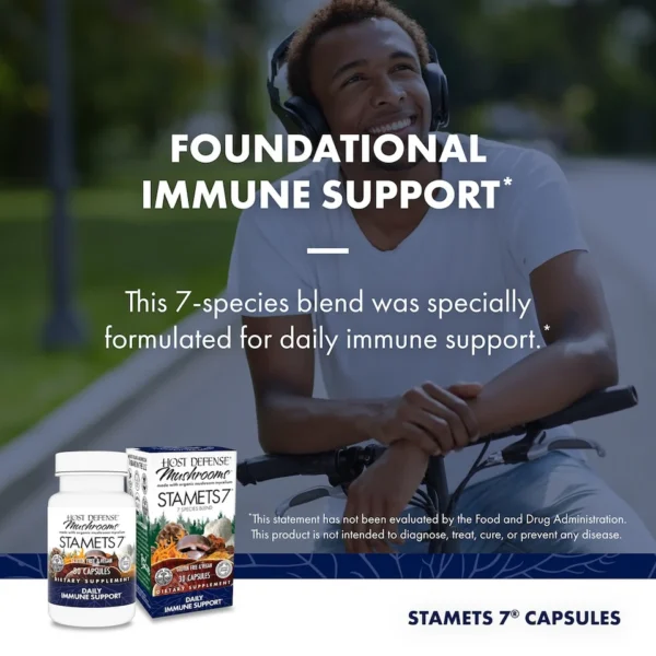 Stamets 7 Capsules 60 Veg Caps - Image 5