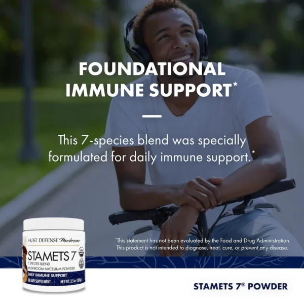 Organic Stamets 7 Powder 100g - Image 4