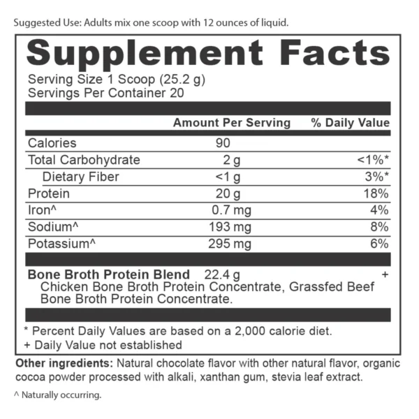 Bone Broth Protein - Chocolate - Image 4