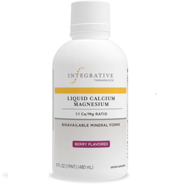 Liquid Calcium Magnesium 1:1 Berry 16 oz
